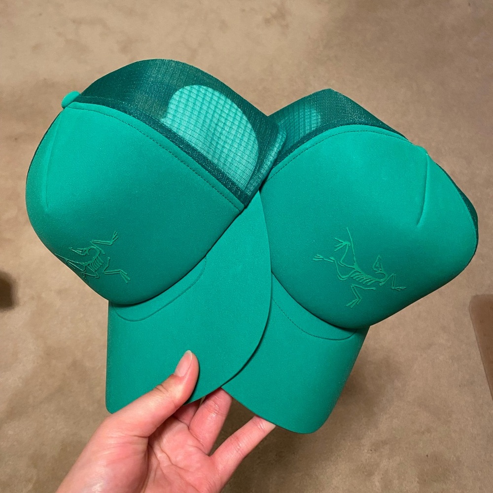 Emerald Green Arc’teryx Truckers Caps